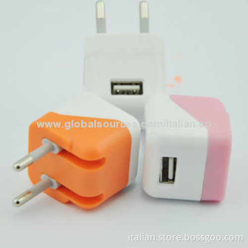 Smart USB Wall Charger for iPhone with 5V/1A Output